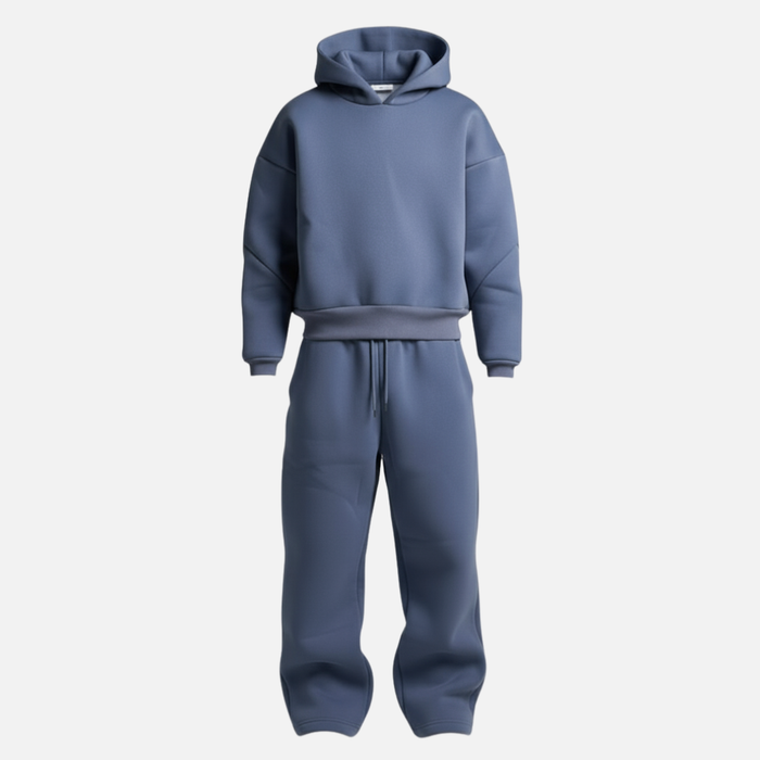 Men’s Oversized Streetwear Tracksuit Set – Hoodie & Sweatpants