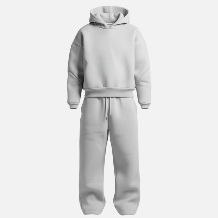 Men’s Oversized Streetwear Tracksuit Set – Hoodie & Sweatpants