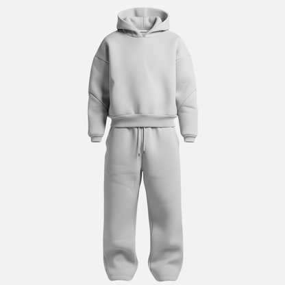 Men’s Oversized Streetwear Tracksuit Set – Hoodie & Sweatpants