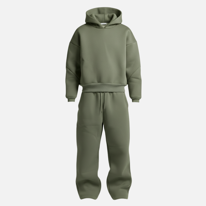 Men’s Oversized Streetwear Tracksuit Set – Hoodie & Sweatpants
