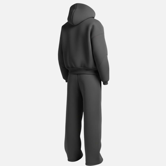 Men’s Oversized Streetwear Tracksuit Set – Hoodie & Sweatpants