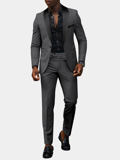 SINGLE BUTTON SUIT FOR MEN 1