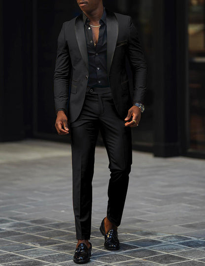 SINGLE BUTTON SUIT FOR MEN 4