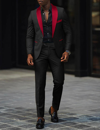 SINGLE BUTTON SUIT FOR MEN 5