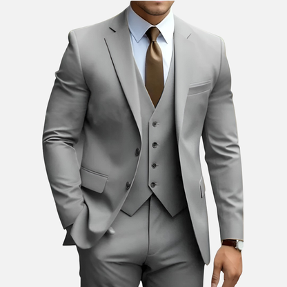 Men’s Tailored Smart Dress Three-Piece Suit
