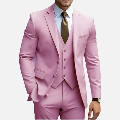 Men’s Tailored Smart Dress Three-Piece Suit