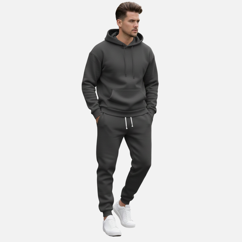 Men's Tracksuit Set - Slim Fit Hoodie & Joggers Co-ord
