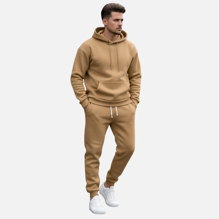 Men's Tracksuit Set - Slim Fit Hoodie & Joggers Co-ord