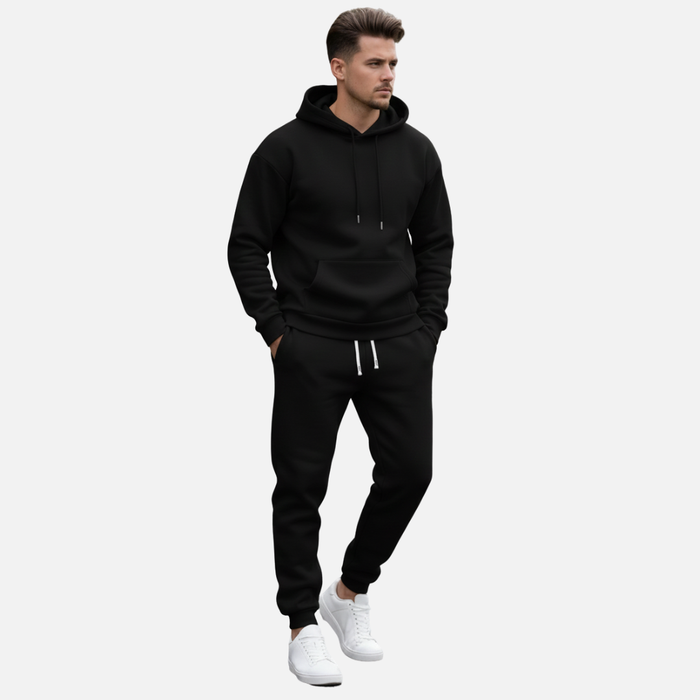 Men's Tracksuit Set - Slim Fit Hoodie & Joggers Co-ord