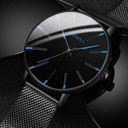Slim men's business watch – minimalist design, stainless steel, for everyday and formal occasions 1