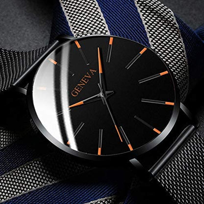 Slim men's business watch – minimalist design, stainless steel, for everyday and formal occasions 5