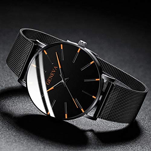 Slim men's business watch – minimalist design, stainless steel, for everyday and formal occasions 6