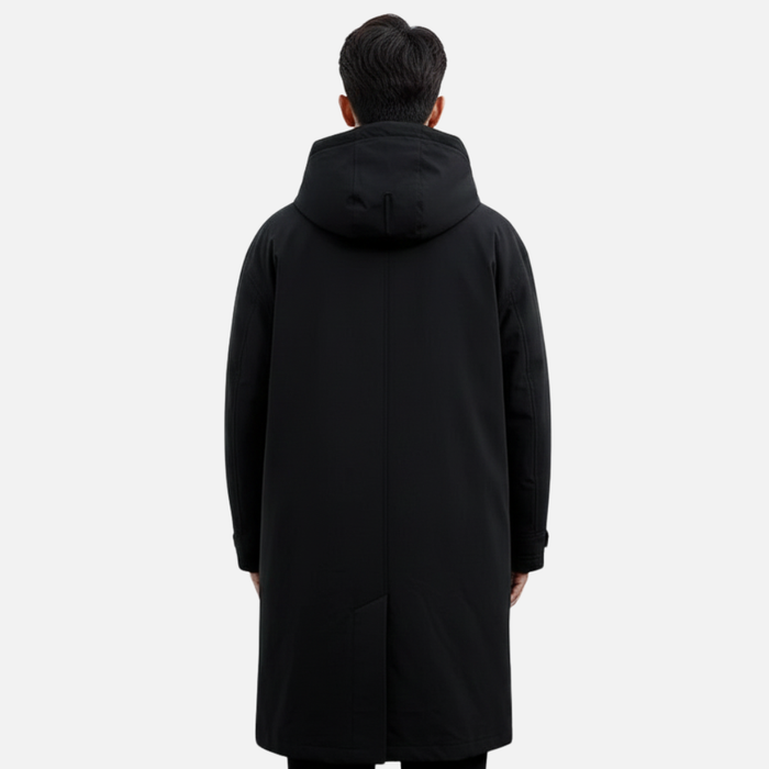 Men’s Waterproof Trench Coat – Classic Long Windbreaker