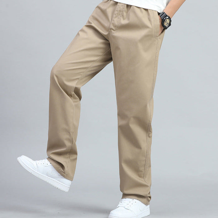 MEN'S WIDE COTTON PANTS 2