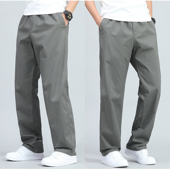 MEN'S WIDE COTTON PANTS 7