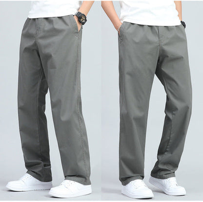 MEN'S WIDE COTTON PANTS 7