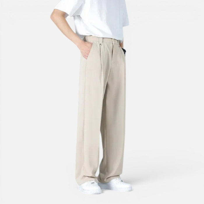 Wide-leg trousers, loose fit, long 1