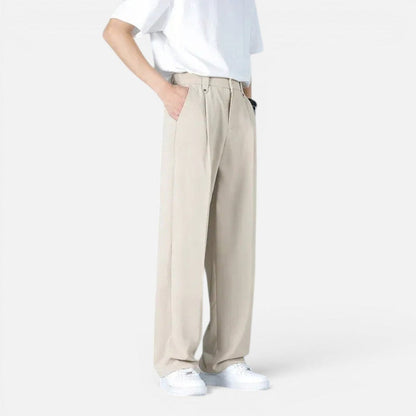 Wide-leg trousers, loose fit, long 1