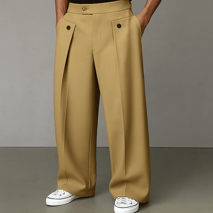 WIDE-LEG PANTS FOR MEN 0