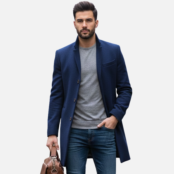 Men's Wool Overcoat Jacket
