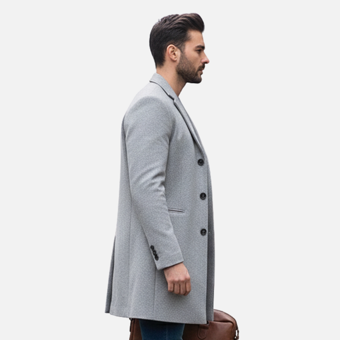 Men's Wool Overcoat Jacket