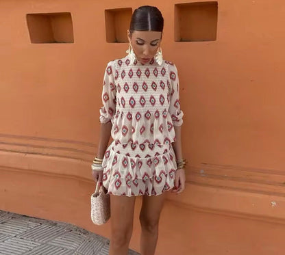 Michelle | Women’s A Line Wedding Guest Mini Dress 3