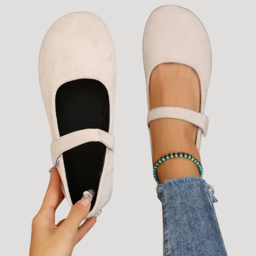 Women’s Comfortable Suede Mary Jane Flats 0
