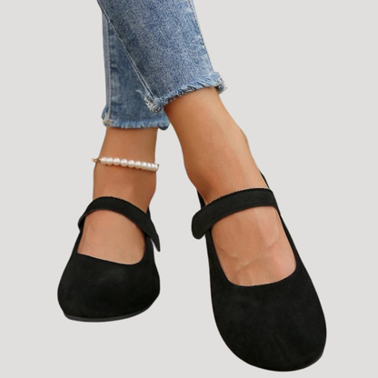 Women’s Comfortable Suede Mary Jane Flats 1