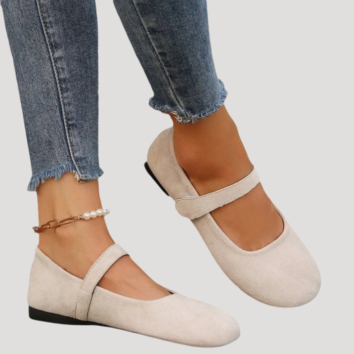 Women’s Comfortable Suede Mary Jane Flats 3