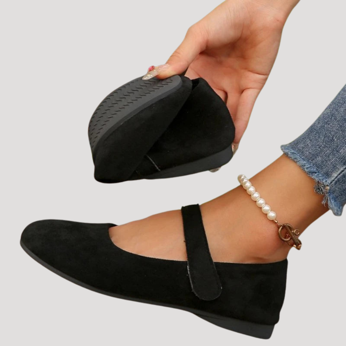 Women’s Comfortable Suede Mary Jane Flats 4