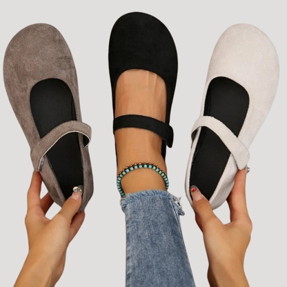 Women’s Comfortable Suede Mary Jane Flats 5