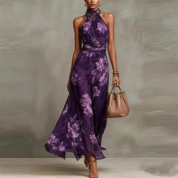 Natalie Floral Maxi Wedding Guest Dress 4