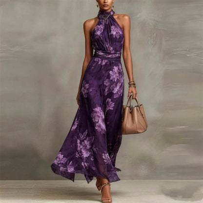Natalie Floral Maxi Wedding Guest Dress 4