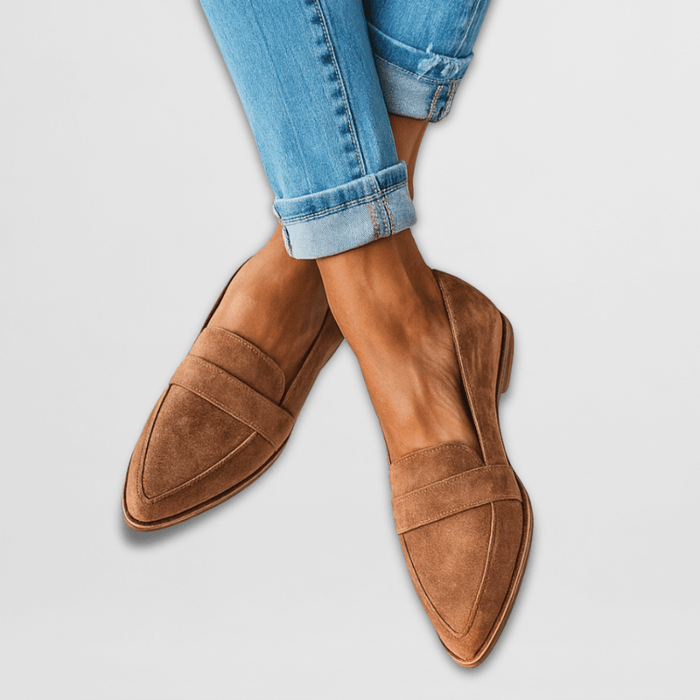 Magdalena | Women's Spring Pointed Toe Suede Loafers 0