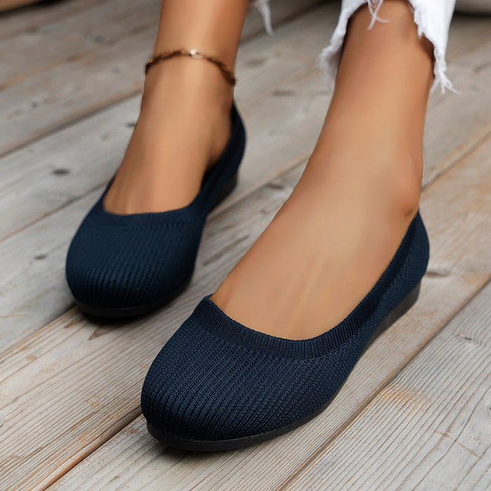 Sophia | Women's Orthopedic Knit Ballet Flats Slip On – Comfort Shoes 6