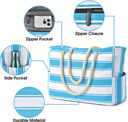 Waterproof & Sandproof Oversized Beach Tote – SandAway 4