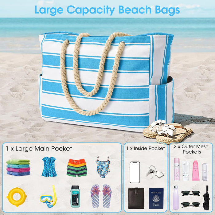 Waterproof & Sandproof Oversized Beach Tote – SandAway 6
