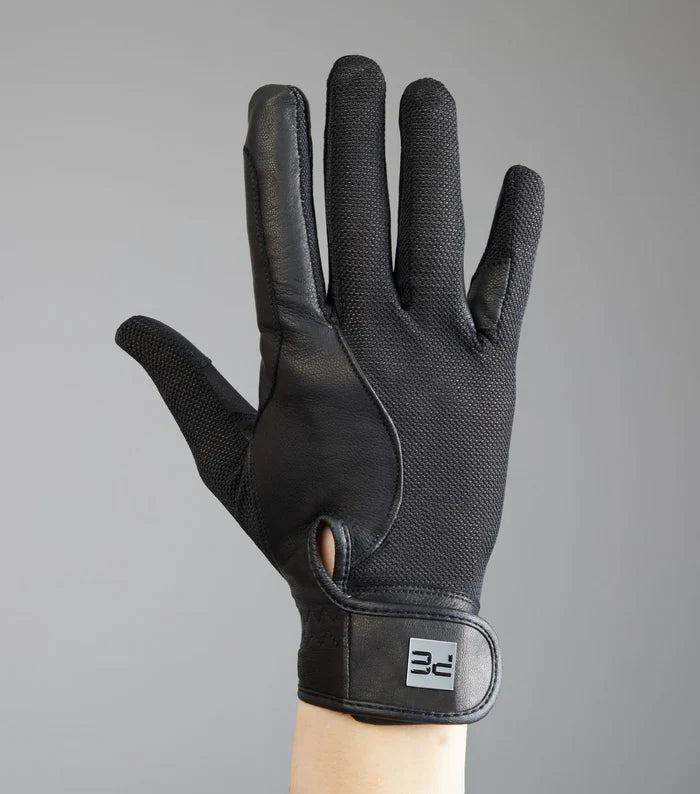 PEI Bordoni Leather Mesh Riding Gloves