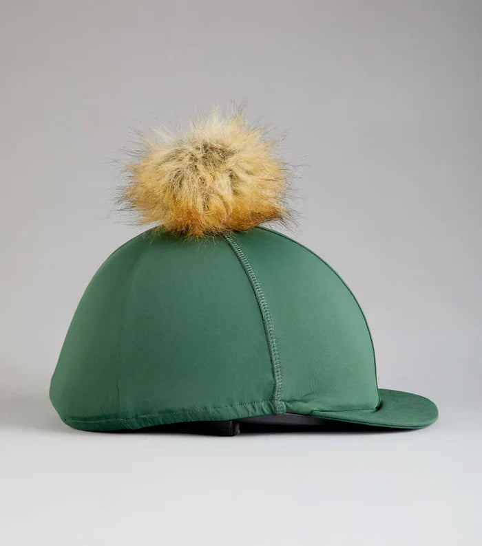 PEI Jersey Hat Silk with Faux Fur Pom Pom - helmet covers
