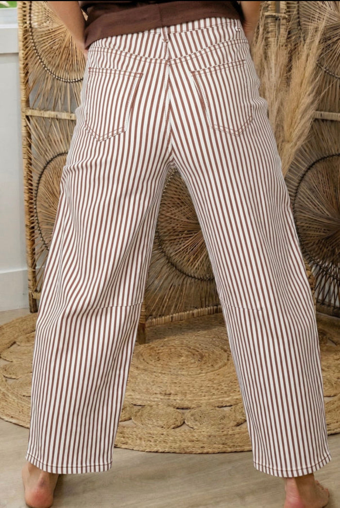 PRICKLE & POLLY - Stripe Barrel - Chocolate