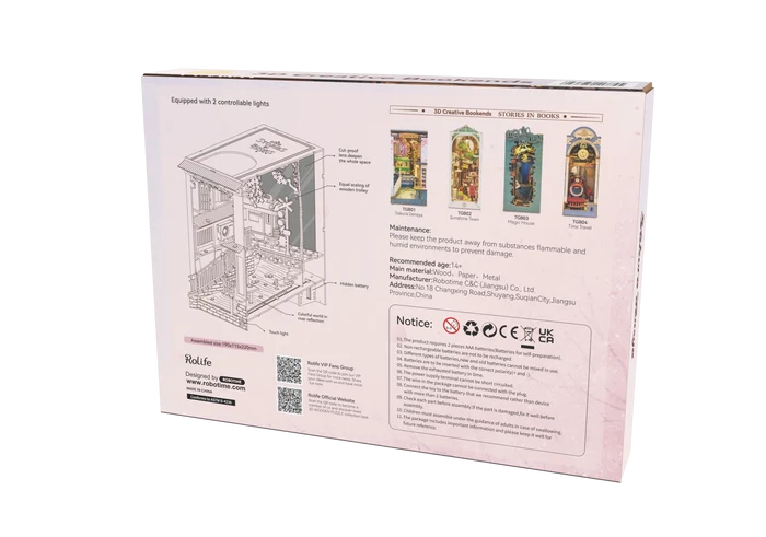 Robotime DIY House Sakura Densya Book Nook