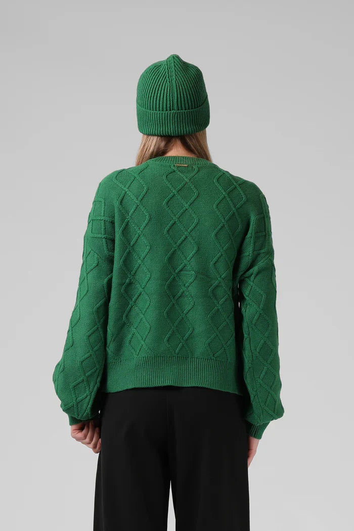 RPM - CABLE KNIT - Green