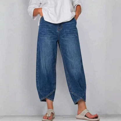 Women’s Denim Barrel Leg Jeans 0