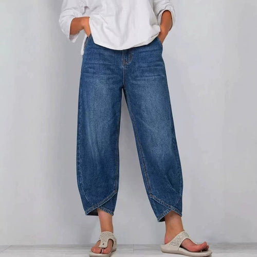 Women’s Denim Barrel Leg Jeans 0