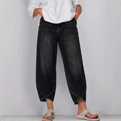 Women’s Denim Barrel Leg Jeans 1