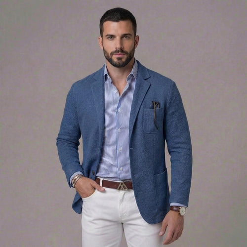LINEN BLAZER JACKET FOR MEN 0