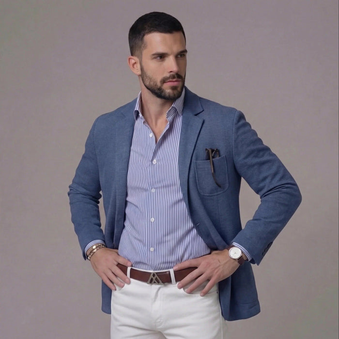 LINEN BLAZER JACKET FOR MEN 2