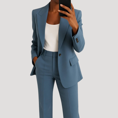 Women’s Smart Tailored Two-Piece Suit Set 0