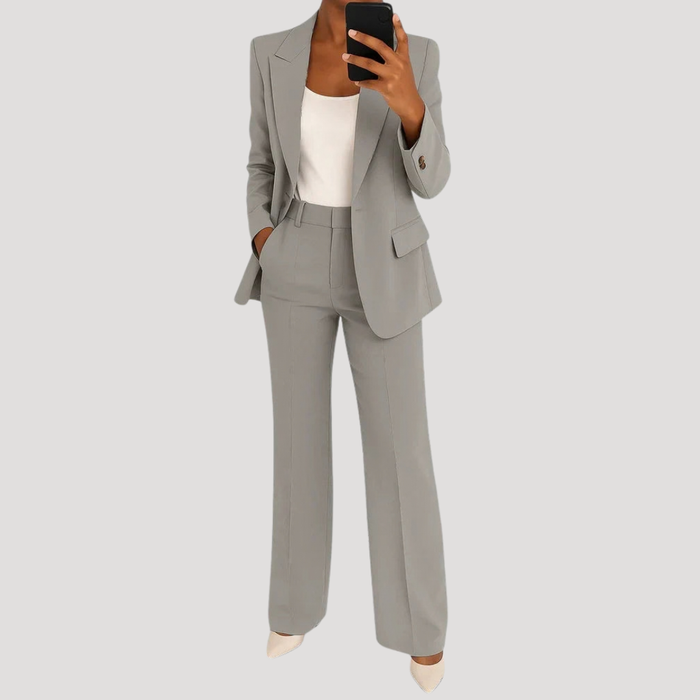 Women’s Smart Tailored Two-Piece Suit Set 1
