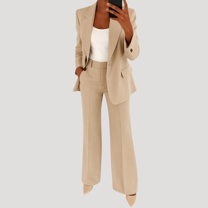 Women’s Smart Tailored Two-Piece Suit Set 2